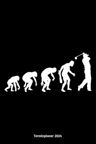 Terminplaner 2024: Golf Spieler Jahresplaner und Kalender von Januar bis Dezember 2024 - Organizer und Zeitplaner für 1 Jahr