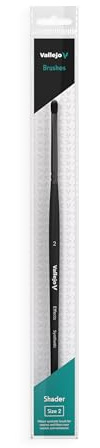 Pinzel Vallejo Shader B06002 Filbert Flat Synthetic Brush No. 2