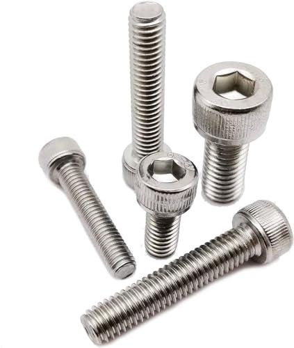 Tornillo hexagonal, sujetadores, 10 piezas M1.4 M1.6 M2 304 Acero inoxidable Allen Hexágono Hexágono Cabeza hueca Tornillo (color: 0.079 in, tamaño: M1.6 50 unidades) (Color : 2mm, Size : M1.6 50pcs