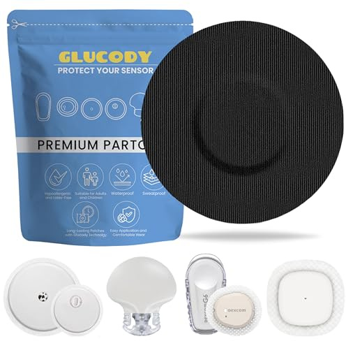 GLUCODY Stück Freestyle Libre 3 Pflaster Wasserfe/Packungen Mit 10 Hypoallergenen Pflastern, Kein Kleber Dazwischen/Selbstklebend Wasserfest & Hautfreundlich - 14 Tage Klebekraft