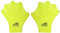 PATIKIL Silikon Schwimmhandschuhe, 1 Paar Flossen Schwimmhandschuhe Unisex Vollfinger wasserdichte Trainingshandschuhe für Erwachsene Aquatisches Training, Gelb