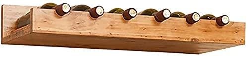 Casier À Vin Bouteilles Porte-Vin en Bois Casier À Vin Créatif Mural Peu Encombrant Gobelet Présentoir Cadre Décoratif Étagère À Vin pour La Maison, Cave À Vin, Bar, Salon du Vin, B, 70 30 Cm