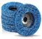 6PCS Strip Discs Stripping Wheel 125mm 5inch Durable Poly Paint Removal Disc For Angle Grinder Clean and Remove Paint Coating Rust Welds Oxidation (Blue)