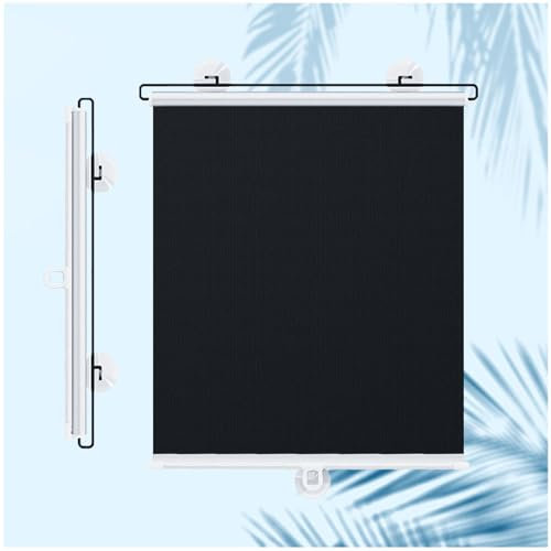 Tende a Rullo a Ventosa, Tenda Avvolgibile Oscuranti Senza Foratura, Persiane Oscuranti Temporanee, Tende a Rullo Per Finestre Sul Tetto, Tende Parasole a Scomparsa,1pc-55x200cm/22 * 79in