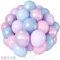 HILAVO Rosa Blau Lila Luftballons, 60 Stück 12 Zoll Pastell Rosa Lila Ballons Metallic Lila Blau Rosa Latex Helium Ballon für Mädchen Meerjungfrau Frozen Geburtstag Hochzeit Babyparty Deko