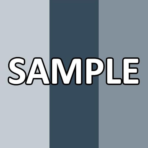 World of Wallpaper Stylish Stripe Wallpaper Sample Matte Finish Textured Wallpaper for Living Room/Hallway/Bedroom in Soft Blue/Navy/Denim AF0021 Sample