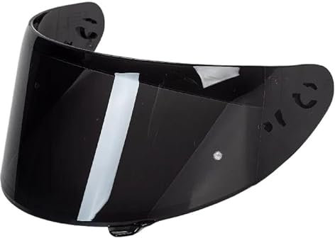 Windschutz UV Schutz Ersatz Visier Für AX&XI&S Helm UN&IVE&RSAL Motorradschild MT-V-18B EA&GE&L/EA&GL&E SV/DR&AK&EN Windschutzscheibe(Deep Smoke)