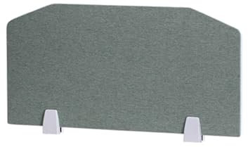 Acoustic Desk Divider Privacy Panel Clamp On Desktop Screen for Office Cubicle Reduce Visual Distractions and Increase Privacy