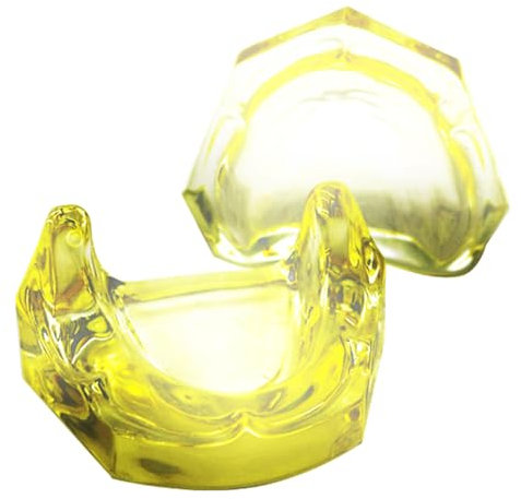 FHUILIJH Zahnärztliches orales zahnloses Implantat Praxismodell - Lehrzahnmodell - für das Studium Lehre Display Medizinisches Modell,Clear,8cm