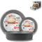 Arca, Set 3 Teglie Rotonde 26/32/36 cm per Forno, Antiaderenti e Adatte alla Lavastoviglie, Ideali per Torte e Altre Ricette, in Alluminio, Made in Italy