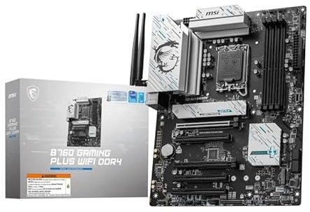Carte mère ATX B760 avec Support WiFi, DDR4, Socket LGA 1700, idéale pour Le Gaming et Les configurations Haute Performance.