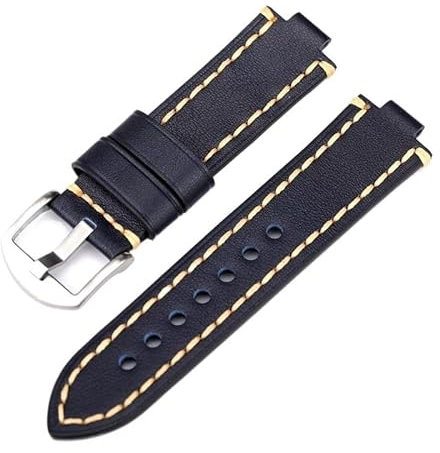 yaponuk Armband für ORIS Aquis Diver Serie 733-7730-4157M mechanisches Kalenderarmband(Dark blues,12mm)