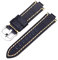 yaponuk Armband für ORIS Aquis Diver Serie 733-7730-4157M mechanisches Kalenderarmband(Dark blues,12mm)