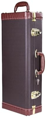 Custodia per sax Sassofono contralto in Mi bemolle, tenore in Si, valigetta speciale for strumenti musicali, zaino, borsa, custodia rigida inclusa(Alto Brown)