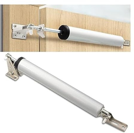Sliding Gate Opener Circuit Board with Pneumatic Door Closer & Adjustable Closing Speed for Various Applications(2pcs Silver)