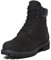 Timberland 6 in Premium Waterproof (Wide Fit) - Stivali Classici Uomo, Nero (Black Nubuck), 46 EU