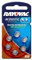 Varta Rayovac Lot de 6 Piles S. 312 pour audioprothèses (PR41)
