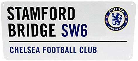 Chelsea Official Street Sign - Multi-Colour, 40 x 18 cm