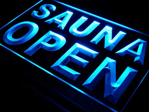 ADVPRO i241-b Sauna Open Massage Shop Display Neon Light Sign Barlicht Neonlicht Lichtwerbung