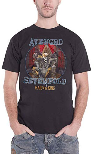 Avenged Sevenfold Herren Deadly Rule T-Shirt, schwarz, L