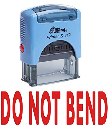 DO NOT BEND Sie sich nicht mit Selbstfarber Stempel Individuelle Shiny Buro Stationar Stempel