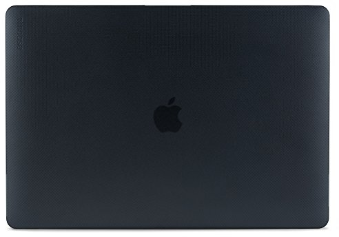 Incase Hardshell Hartschalen Hülle für Apple MacBook Pro 15,4 (2016 - 2019) - transparent (schwarz) [3D Dot-Design I Lüftungsschlitzaussparungen I Leicht & dünn] - INMB200261-BLK