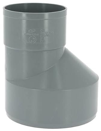 Réduction excentrée PVC mâle-femelle Ø160-100