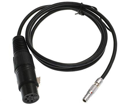 XLR 5 pines hembra 00B 5 pines cable de entrada de audio para ARRI Alexa Mini cámara