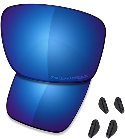 Saucer Premium Ersatzgläser für Oakley Mainlink Sonnenbrillen High Defense - Midnight Blue Polarisiert