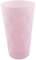 Beschdstoff Dubbeglas Rosa matt 0,5 Liter - Farbige Dubbegläser - für Weinschorle