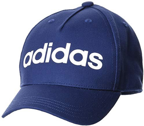 Adidas Unisex Adult DAILY CAP Hat with Adjustable Closure and Visor - Tech Indigo/White, One Size