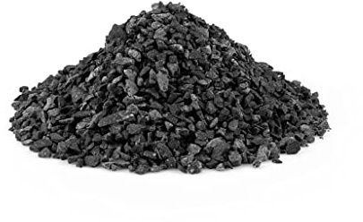 Aquarium Gravel Substrate for Fish Tanks Natural Stones Perfect for Plant Growth 3-5mm (15kg, Black)