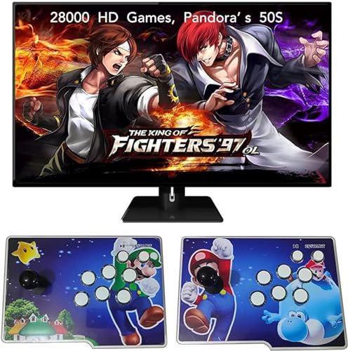 Ai CAR FUN [3399 Giochi in 1] Console di gioco arcade 11S Full HD Retro Video Arcade Console di gioco 2 giocatori 3D Pandora's Box con 3399 giochi retrò per PC/laptop/TV/PS3 1