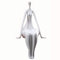 Uziqueif Frau Skulptur Statue Figuren Yoga Arts Geschenk Polyresin Deko, Handgefertigte Abstrakte Skulpturen, Desktop-Kunsthandwerk, Höhe 37cm