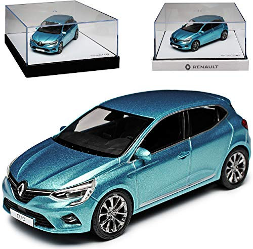 Norev Renautl Clio V Hell Blau Metallic 5 Türer 5. Generation Ab 2019 1/43 Modell Auto