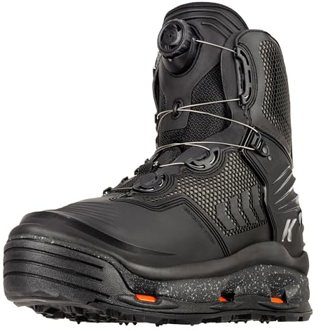 Korkers River Ops Boa Wading Boots - Guide-Caliber Performance with BOA - Includes Interchangeable Felt & Vibram Soles - Size 13