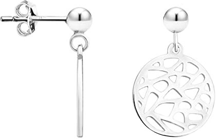 SOFIA MILANI - Damen Ohrringe 925 Silber - Kreis Kugel Ohrstecker - E1159