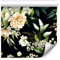murando Tapete selbstklebend 10m Wandtattoo dekorative Möbelfolie Dekorfolie Fotofolie Panel Wandaufkleber Wandposter Wandsticker - Rosen Pfingstrosen Natur Botanik b-B-10075-j-a