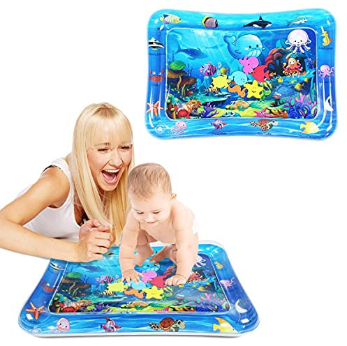 Aufblasbare Spielmatten, Wassermatte Baby, Baby Spielzeuge 3 6 9 Monate Baby Wassermatte, Wassermatte Baby Spielzeug, Baby Aufblasbare Spielmatten, für Baby Sensorisches Entwicklung Ausbildung