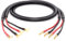 enoaudio Mogami 3103 (L,R) Paar High Definition Lautsprecherkabel | VIABLUE 24k Gold T6S Bananenstecker - Kabelschuhe (Spades), 5,0 m