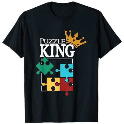 Puzzle King | Puzzle Lovers | Puzzle Pieces T-Shirt