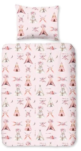 Bettwäsche 100 x 135 + 40 x 60 cm Kids Good Morning bunt