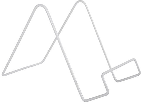 IKAAR Leseständer Buchständer Metal Kochbuchhalter Buchhalter Multifunktionale Buchhalter Displayständer Kochbuchständer Fotorahmenständer Weiß