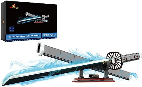 JMBricklayer Ninjago Katana Bausteine, Anime Schwert Bausatz, Ninjago Cosplay Spielzeug Klemmbausteine, Modell Geschenk für Erwachsene und Jungen ab 6-16 mit Scheide Halterung
