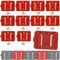 Gijok Battery Holder for Milwaukee M18 18V Battery (No Battery), 10Packs Wall Mount Batteries Storage for Wall, Work Van, Shelf, Toolbox