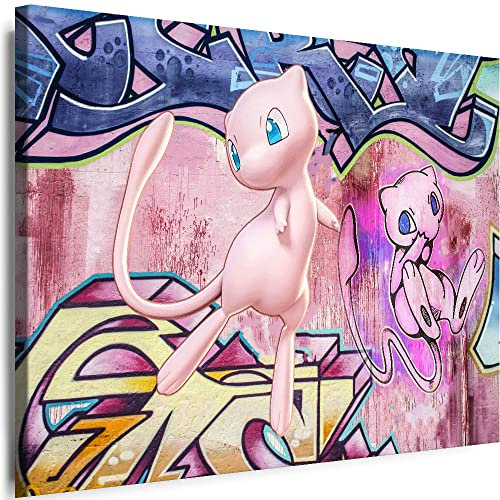 Myartstyle Leinwand Bilder Anime Graffiti Cartoons Film Kunstdruck Wandbilder Canvas (100x70cm)