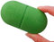 2 stück Kapsel Typ Tragbare Wöchentliche Pille Box Candy Farbe sechs Fächer Versiegelte Reise Pille Box Halten Vitamine/Fischöl/Ergänzungen/Meds/Tablet-Grün