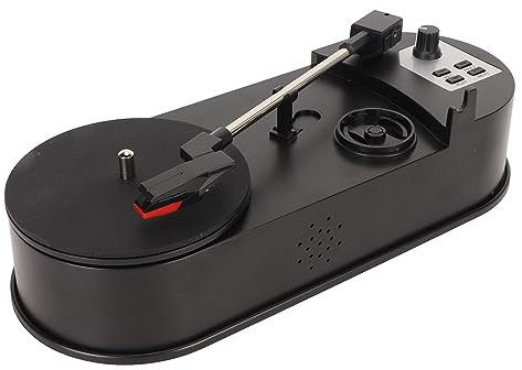 Tourne-Disque, Tourne-Disque Portable Vintage, Enregistrement USB, Lecteurs de Disque Vinyle, Prise en Charge 33/45 PRM, Convertisseur MP3, Sortie 3,5 Mm, Entrée USB 2.0
