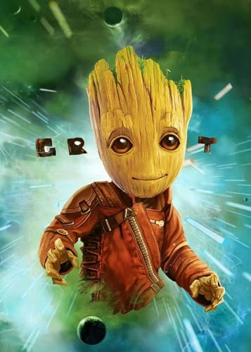 GLXPOG Diamond Painting Groot 5D Diamant Painting Bilder Set, Groot Diamant Art Malerei Painting Kit für Erwachsene, DIY Strass Stickerei Malerei Wand Dekor 30x40cm