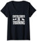 Cheerleading Sport Jubel Lernen Cheerleader im Training T-Shirt mit V-Ausschnitt